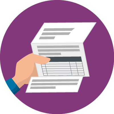 Relevé de factures clients