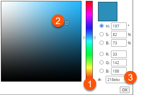 coloration interface